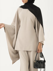 Ensemble Modeste Fluide Beige